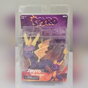 NECA SPYRO THE DRAGON ACTION FIGURE New & Unopened RARE PKG DMG